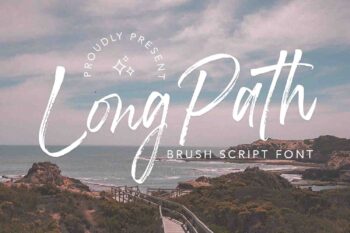Long Path - Brush Script Font