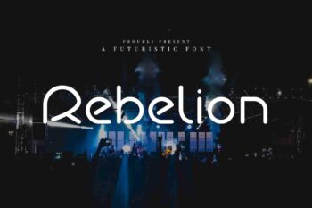 Rebelion - Futuristic Font